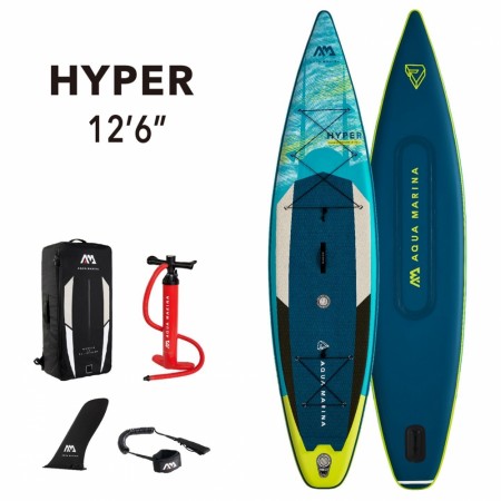 Aqua Marina Hyper - Uppblåsbara SUP paket 12'6
